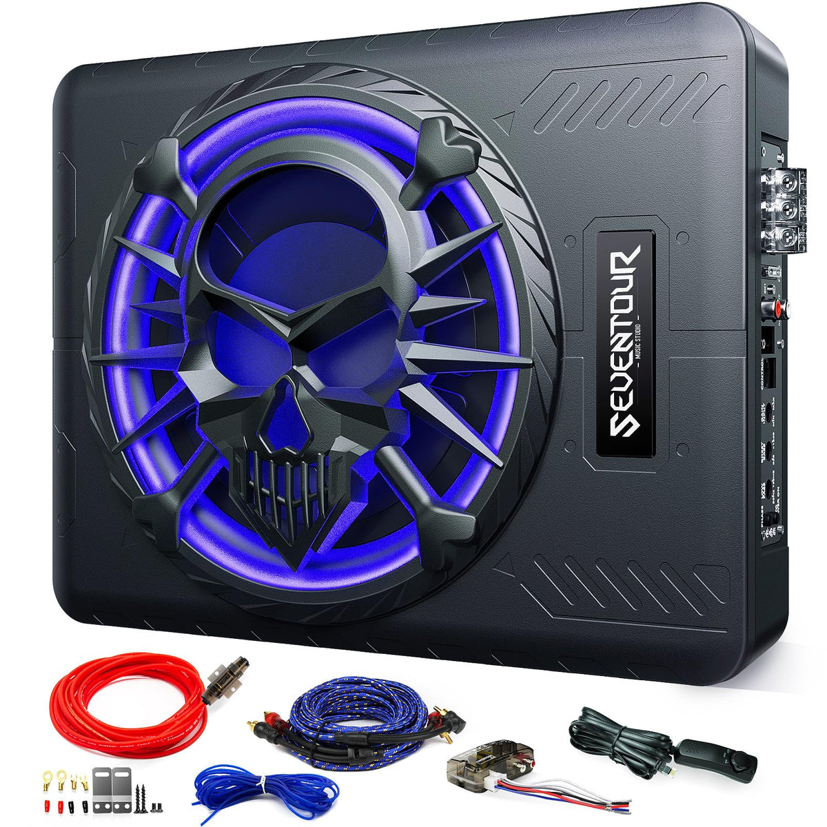1200W Under Seat Car Subwoofer and Amp W7635