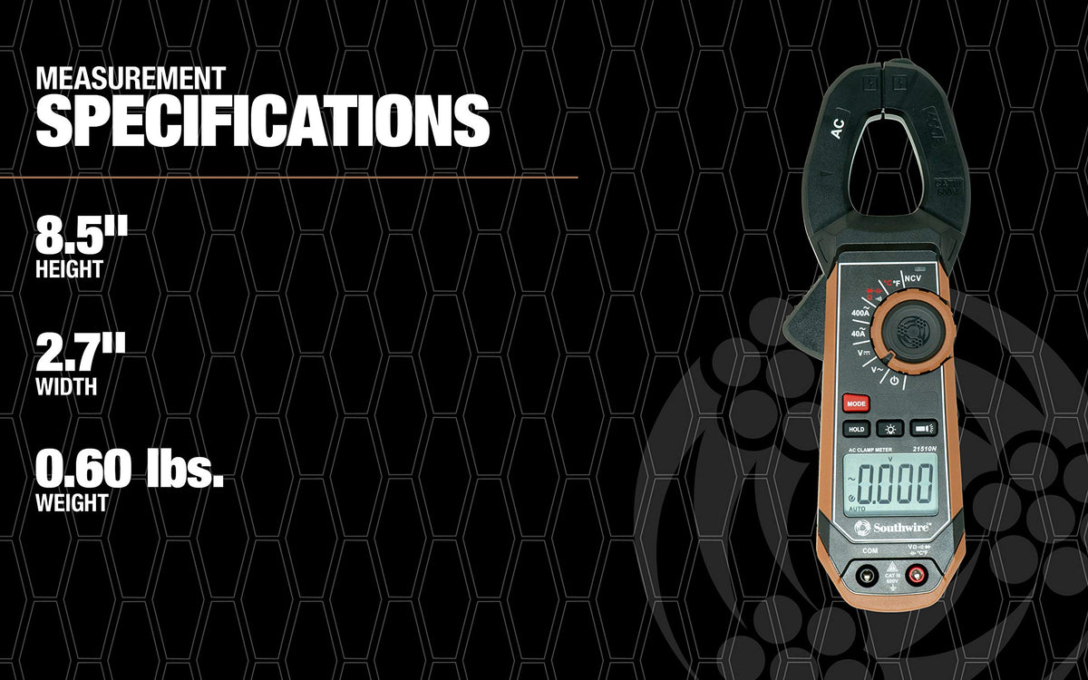 400A AC Clamp Meter with Voltage Tester V142