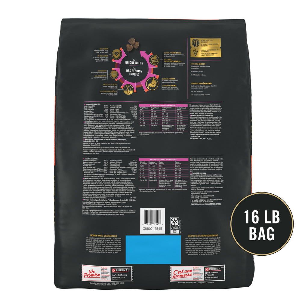 Salmon Dry Dog Food 16 lb Bag J1512
