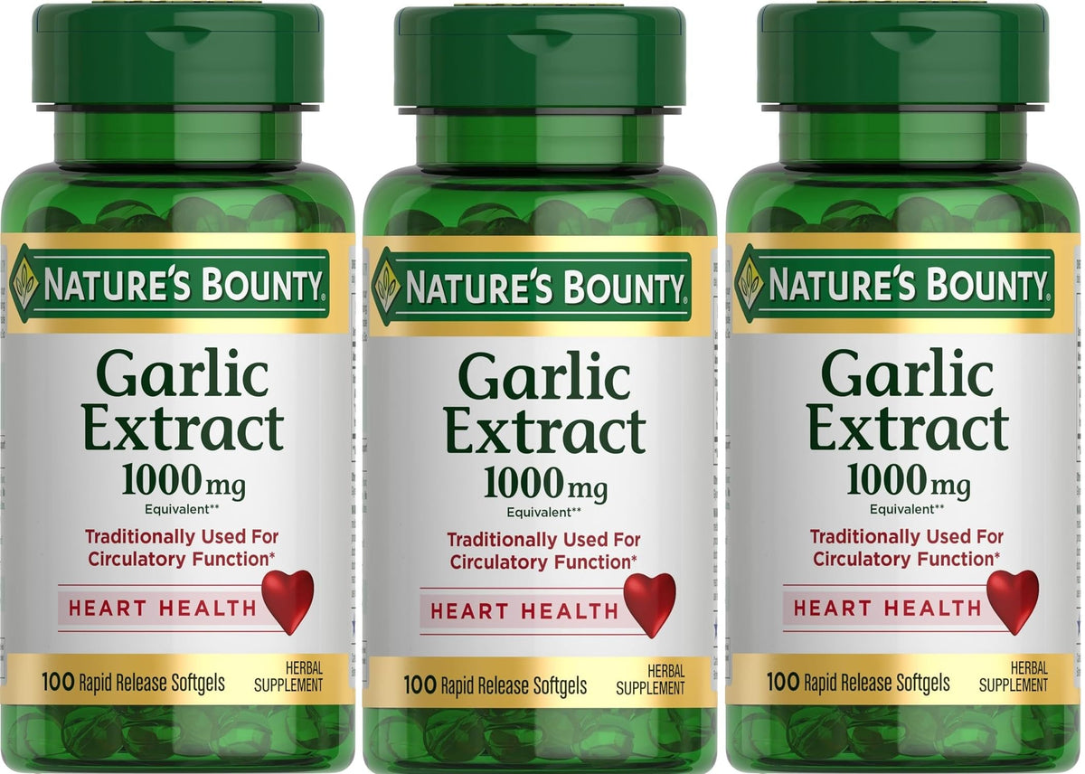 Garlic Extract Supplement, 1000mg, 100 Count O194
