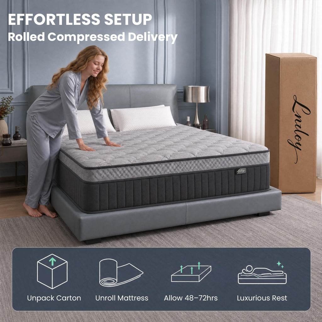 Full Size 12 Inch Hybrid Mattress R308