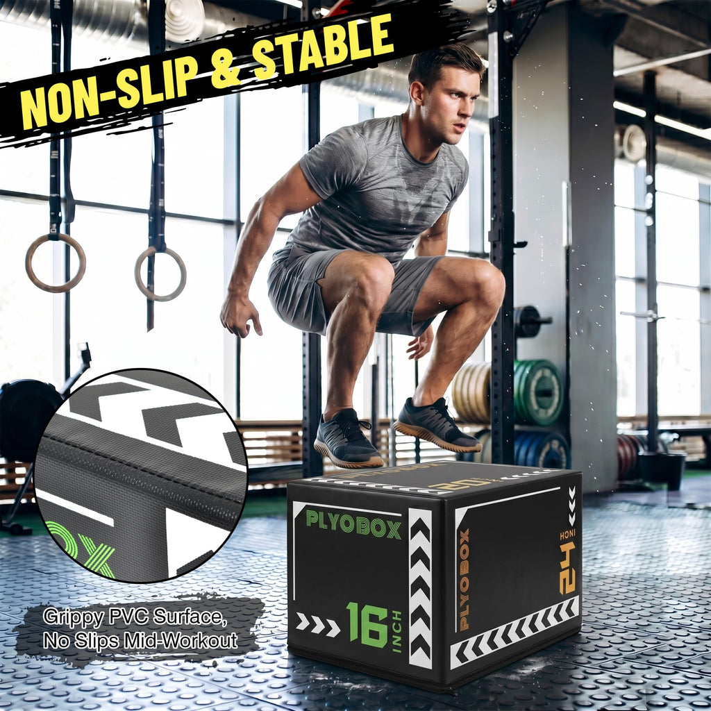 3-in-1 Foam Plyometric Jump Box E616