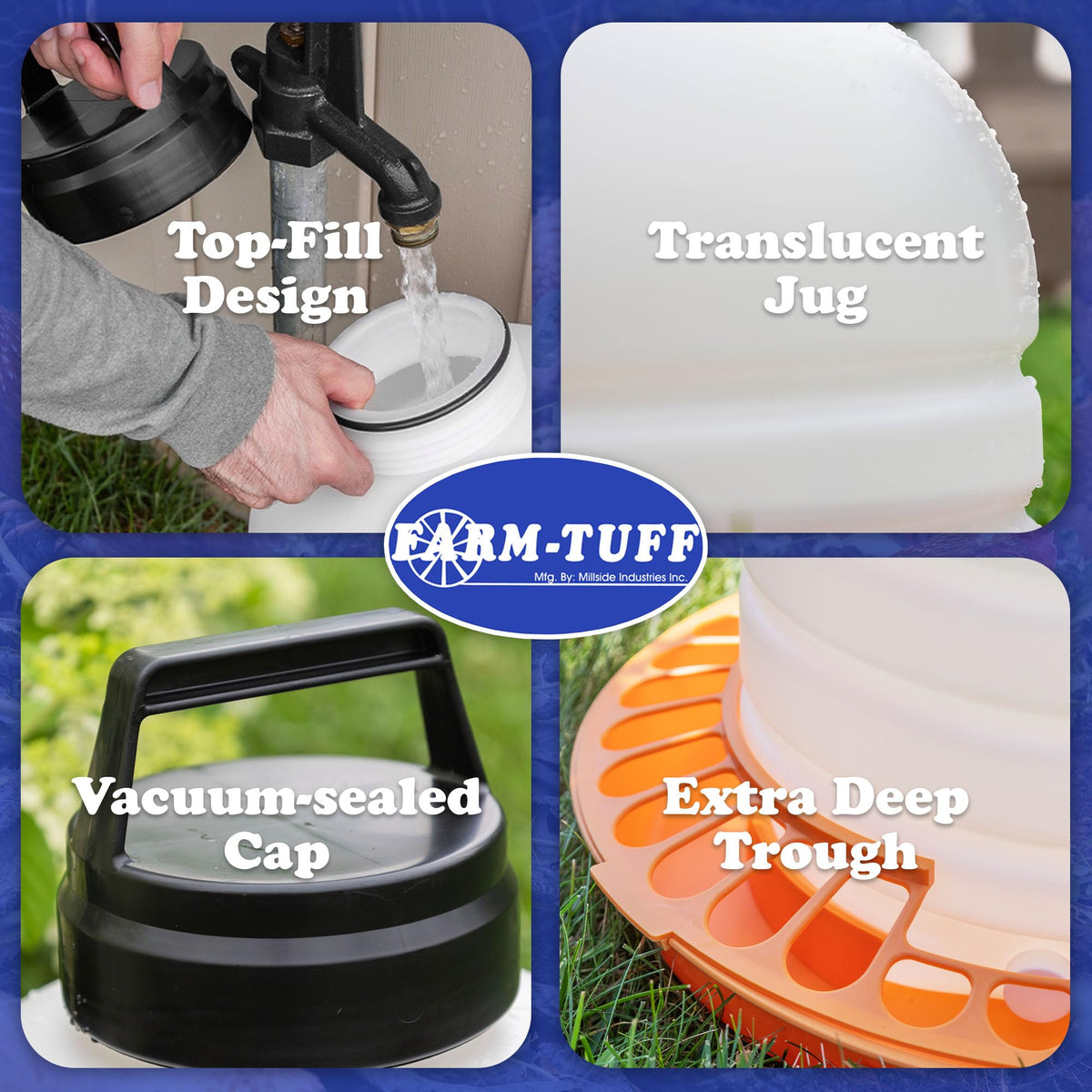 5 Gallon BPA-Free Plastic Poultry Waterer S776