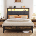 Full Size Bed Frame with Headboard F8763