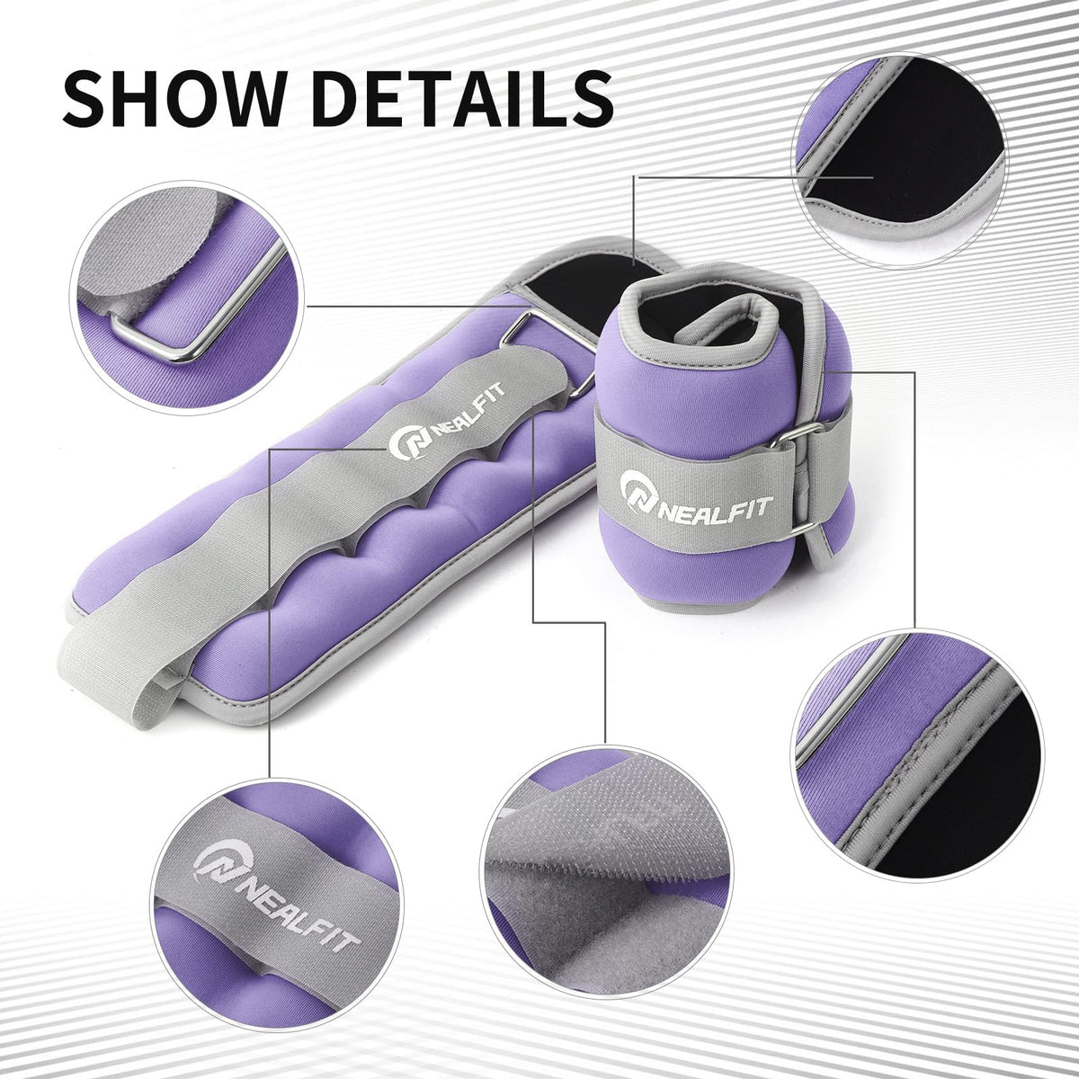 Ankle Weights with Adjustable Strap Y713202