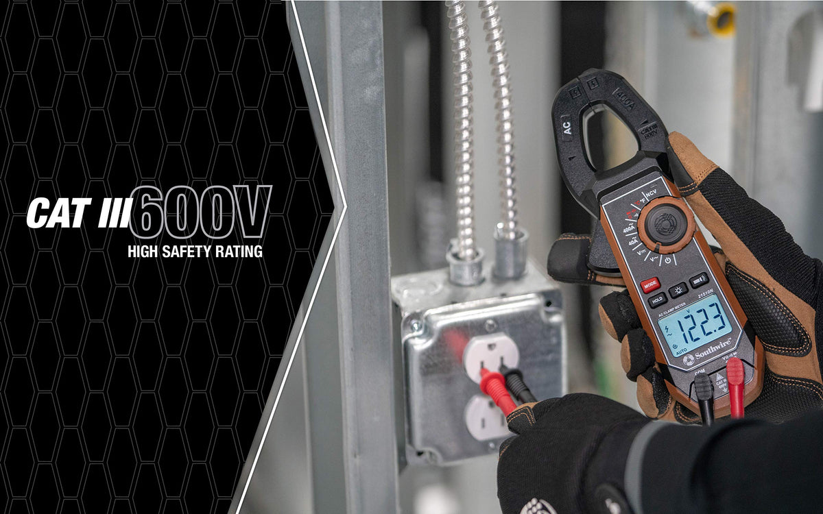 400A AC Clamp Meter with Voltage Tester V142