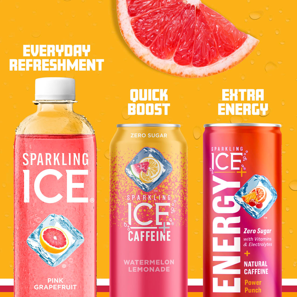 Pink Grapefruit Sparkling Water 17 fl oz Bottles Pack of 12 Z1766