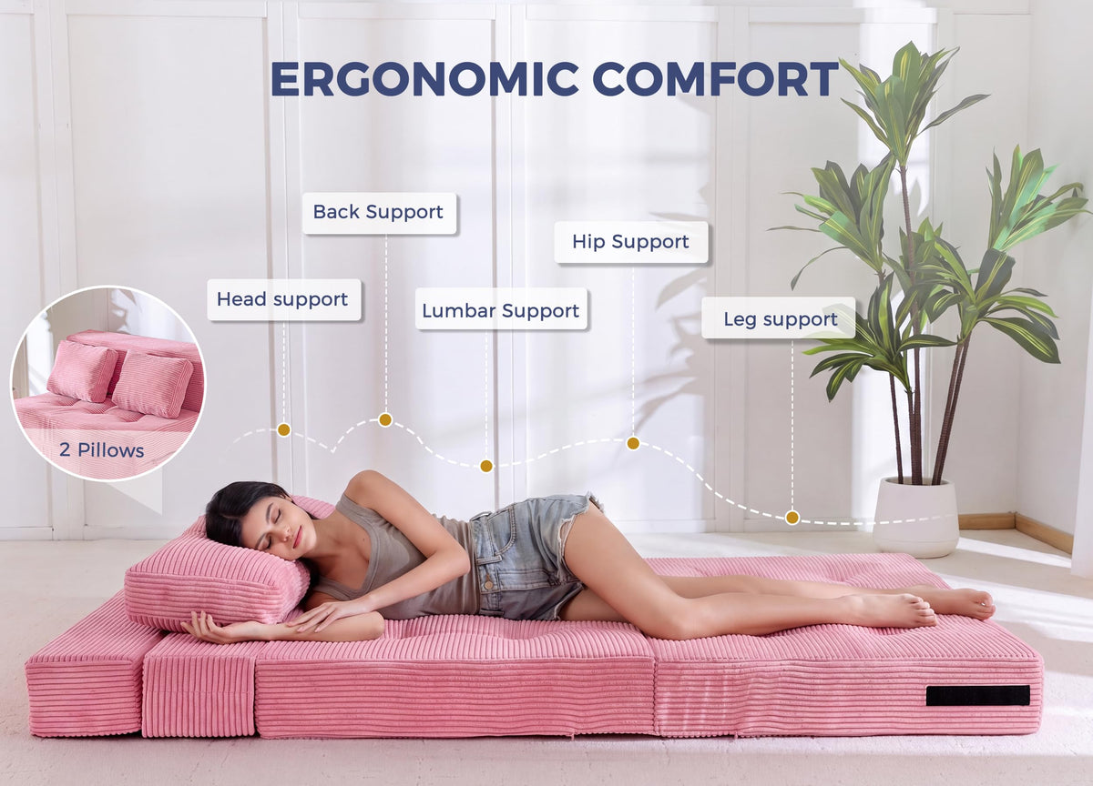 Convertible Sofa Bed with Pillow P11578