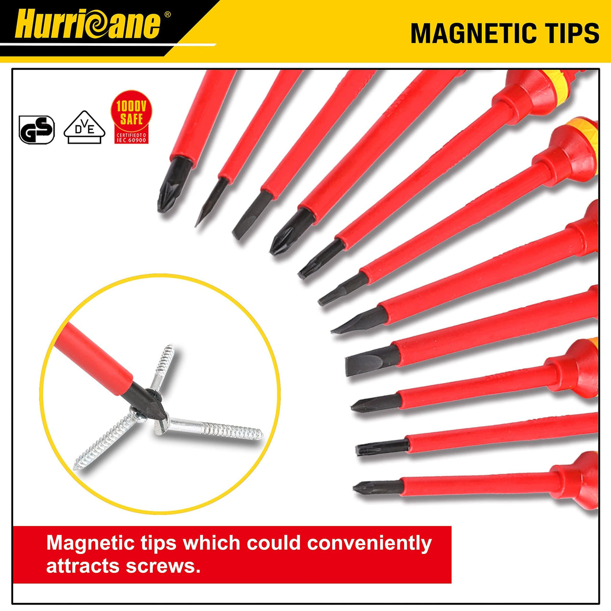 1000V Insulated 13 Piece Screwdriver Set U8008