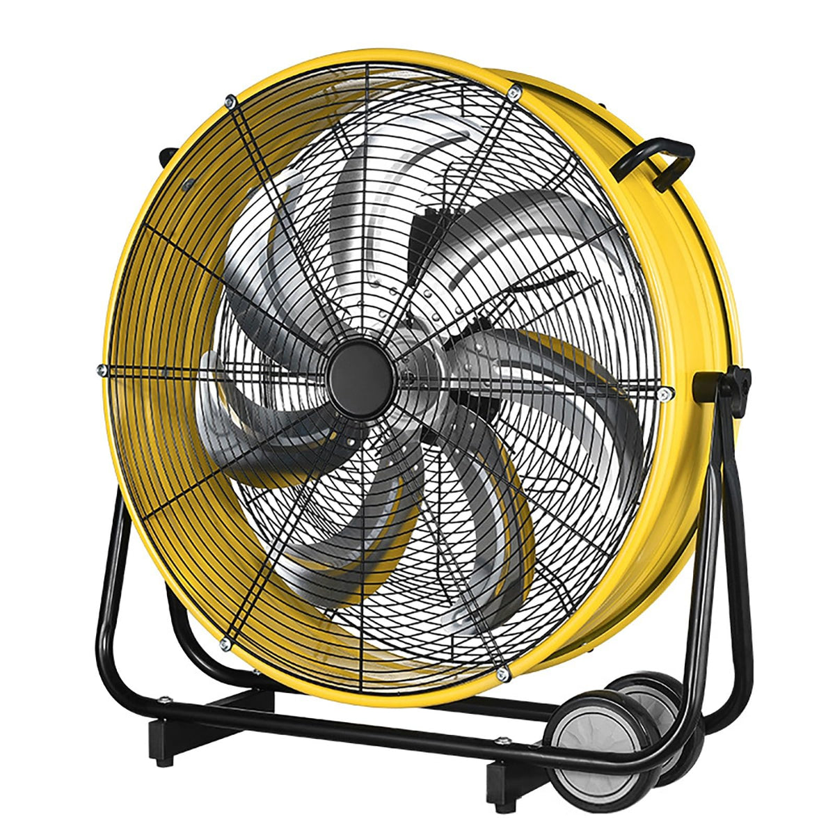 Heavy Duty Floor Drum Fan 3-Speed 360° Tilt Metal L128