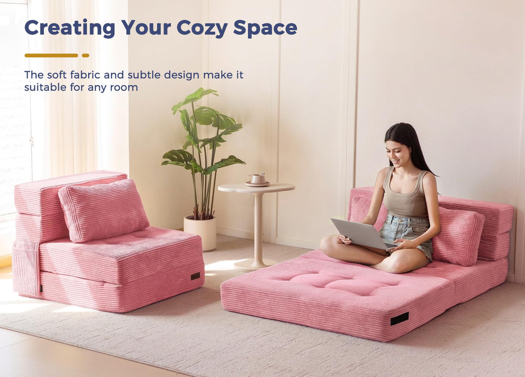 Convertible Sofa Bed with Pillow P11578