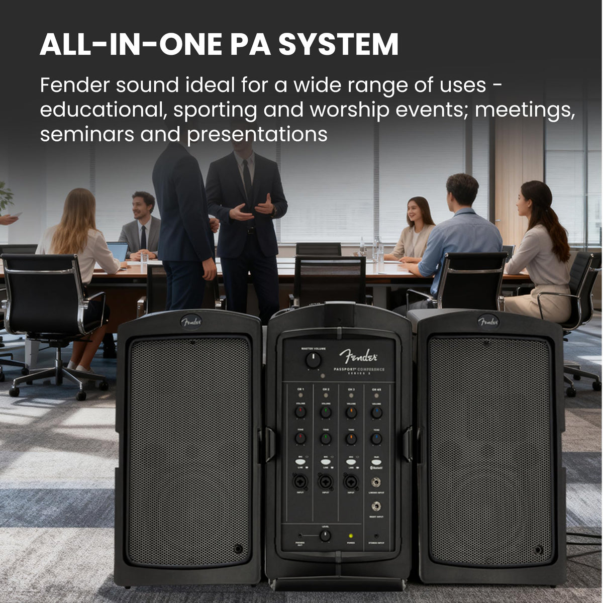 Portable PA System with Microphone Kit S195