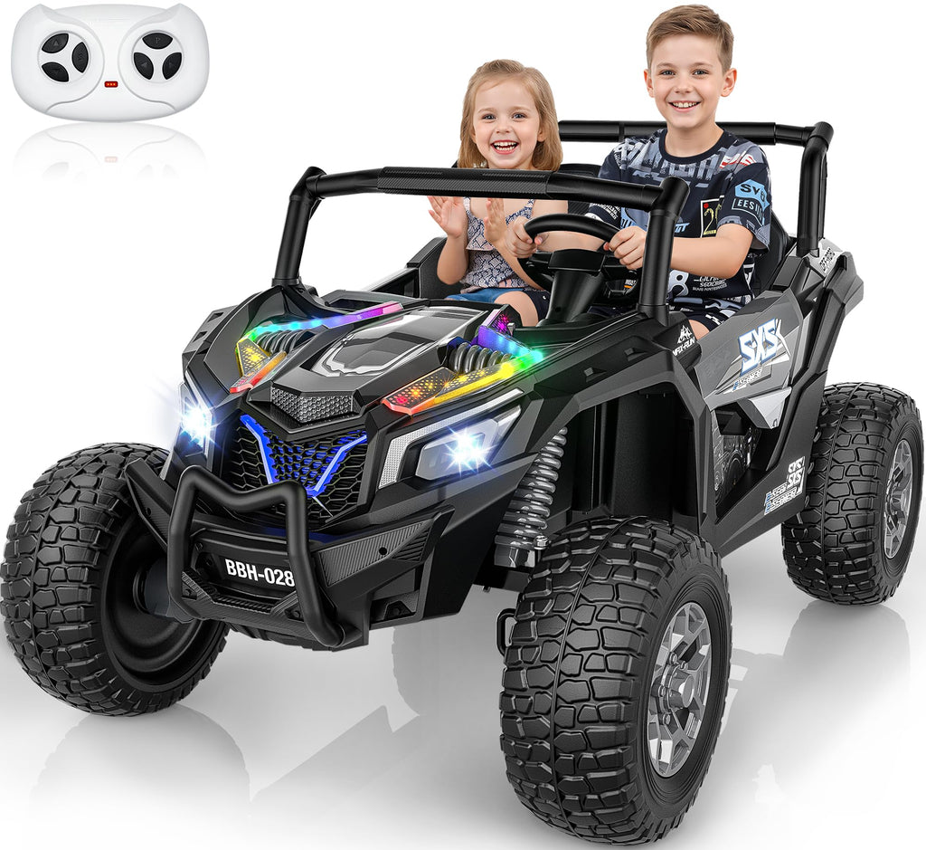 24V Ride on Toys for Big Kids 3-14, Black Q335
