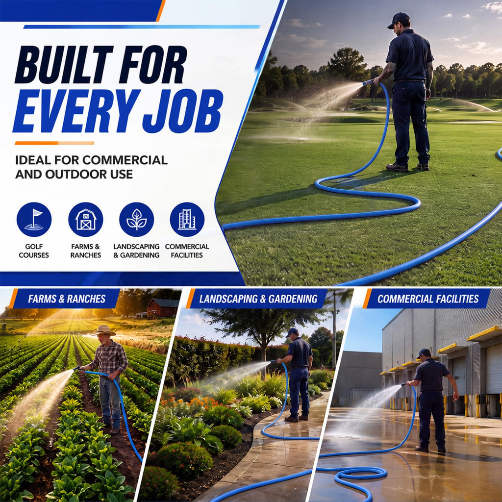 3/4" x 100 ft Lightweight Flexible Garden Hose B688655