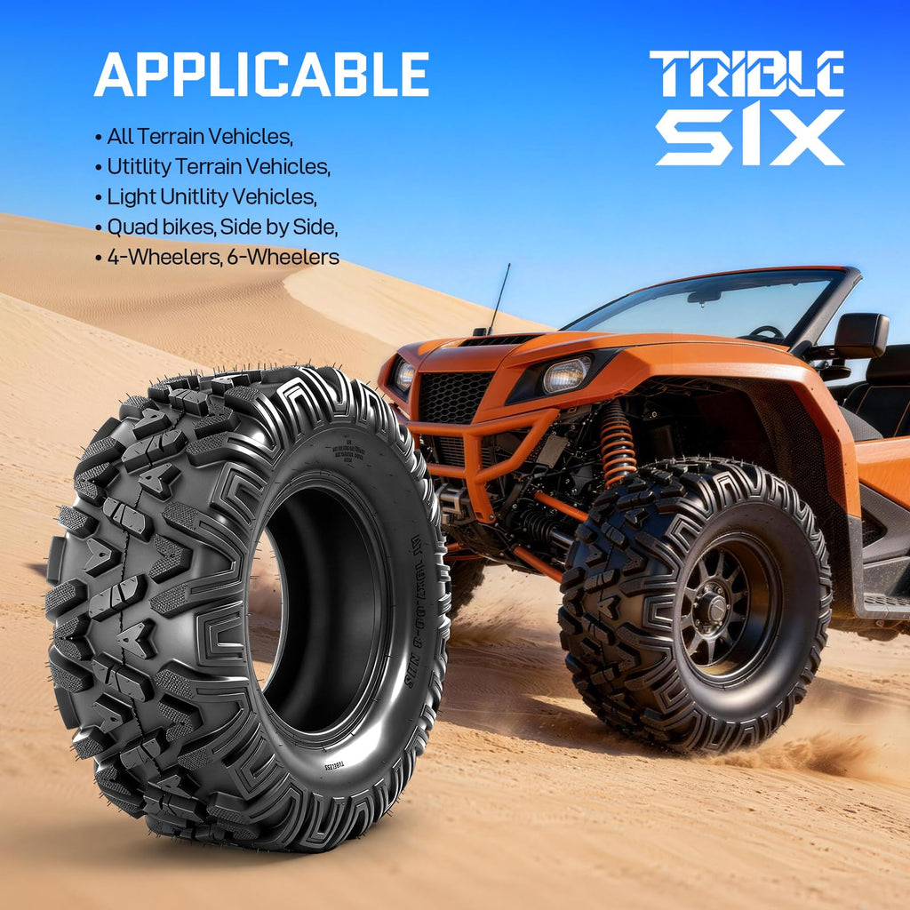 19x7-8 All-Terrain ATV Tires Pack of 2 U1722