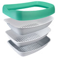 3 Sifting Tray Cat Litter Box with Non-Stick Coating A520