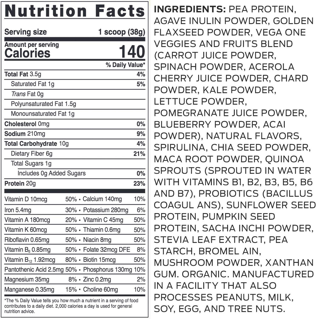 Vegan Vanilla Protein Powder M67865