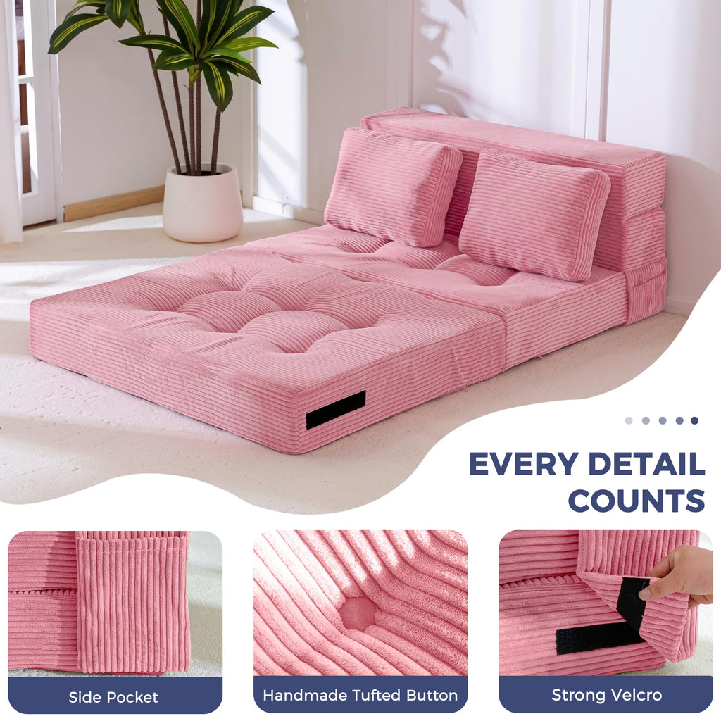 Convertible Sofa Bed with Pillow P11578