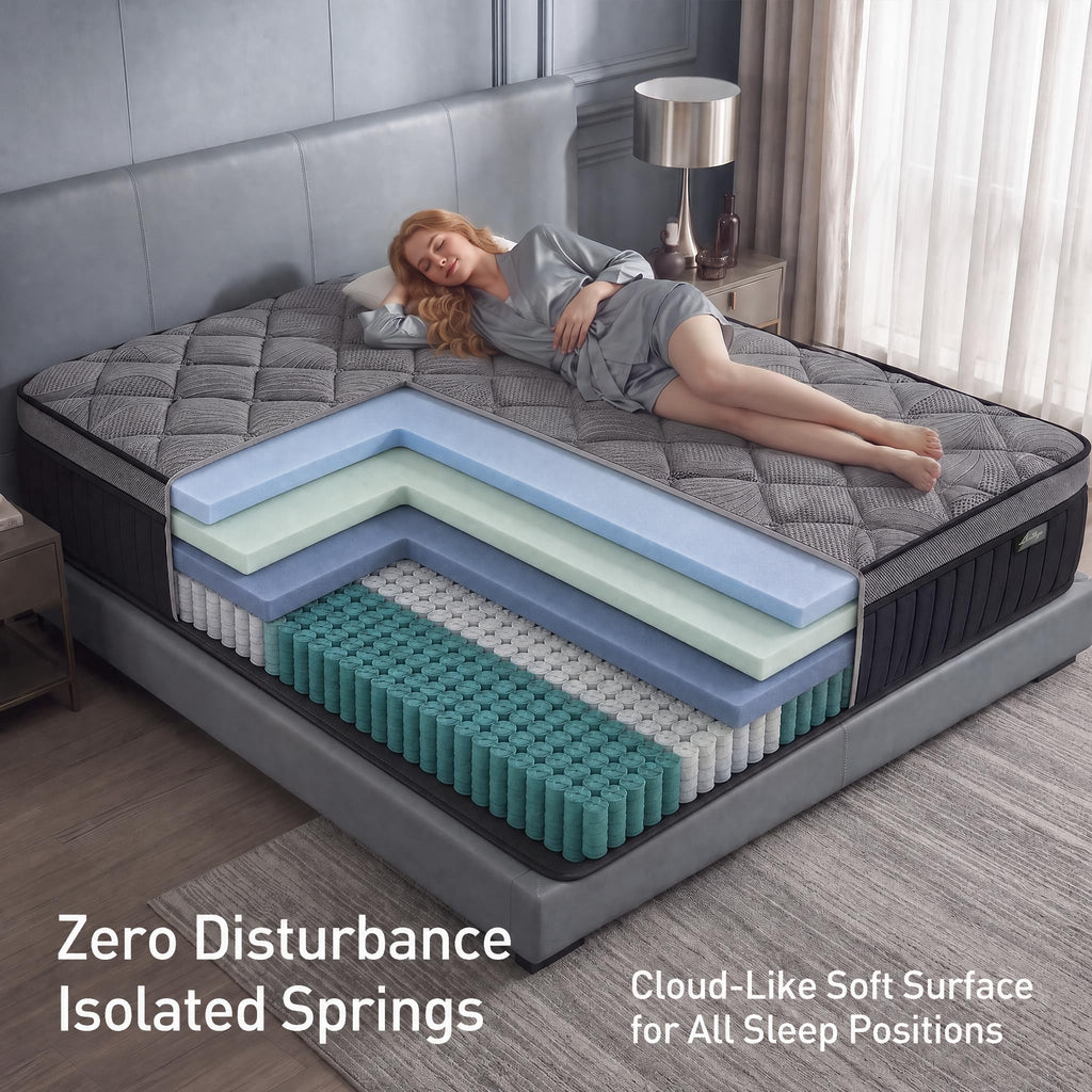Full Size 12 Inch Hybrid Mattress R308