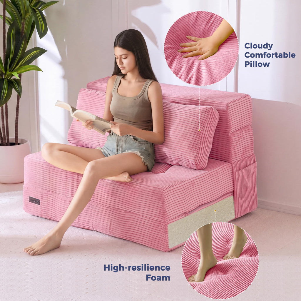 Convertible Sofa Bed with Pillow P11578