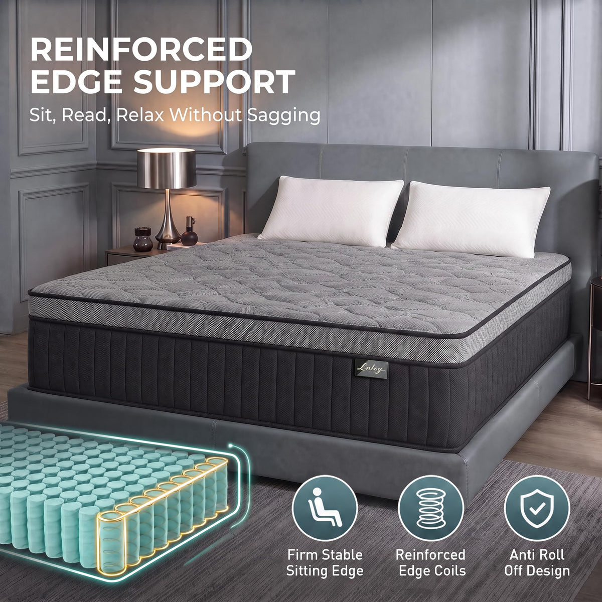 Full Size 12 Inch Hybrid Mattress R308
