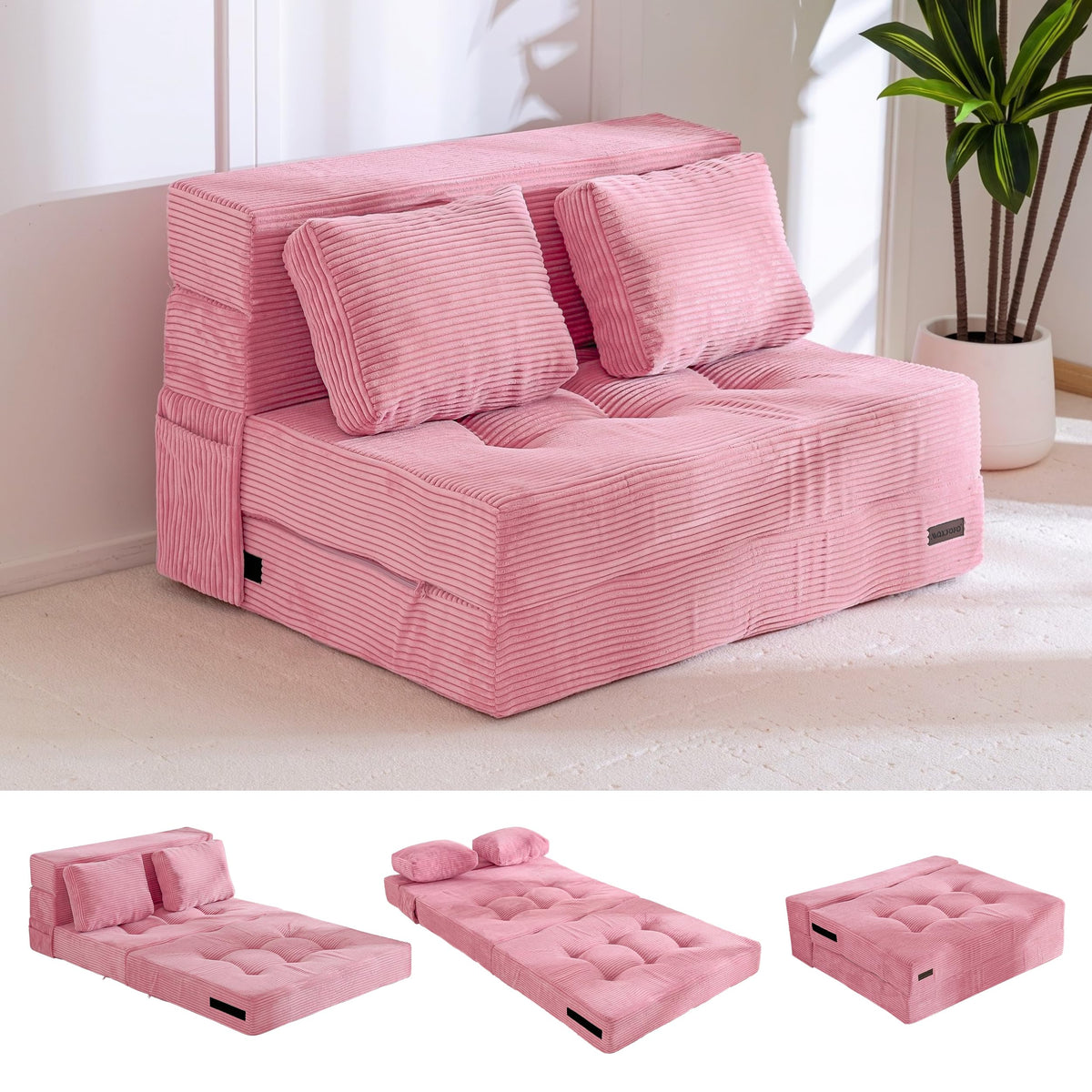 Convertible Sofa Bed with Pillow P11578