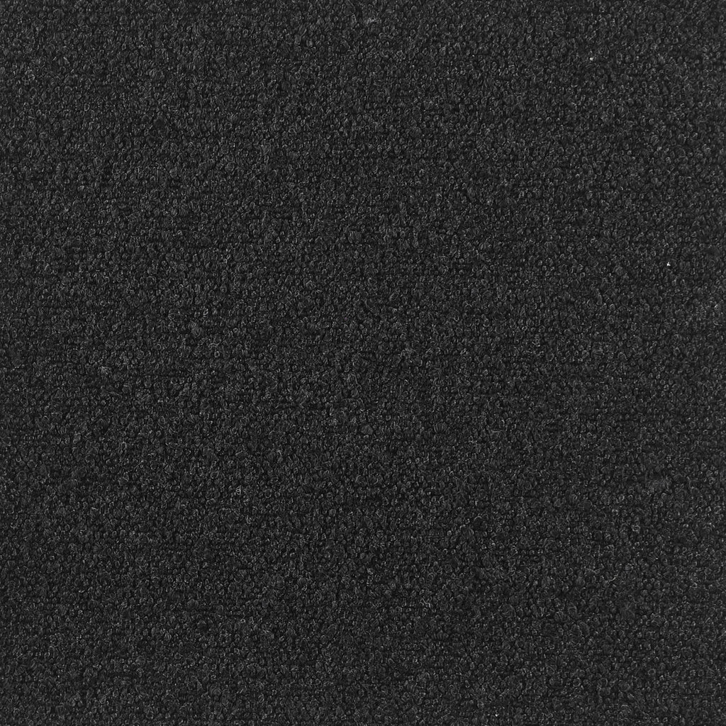 Black Boucle Upholstered Dining Chairs Set of 2 W639